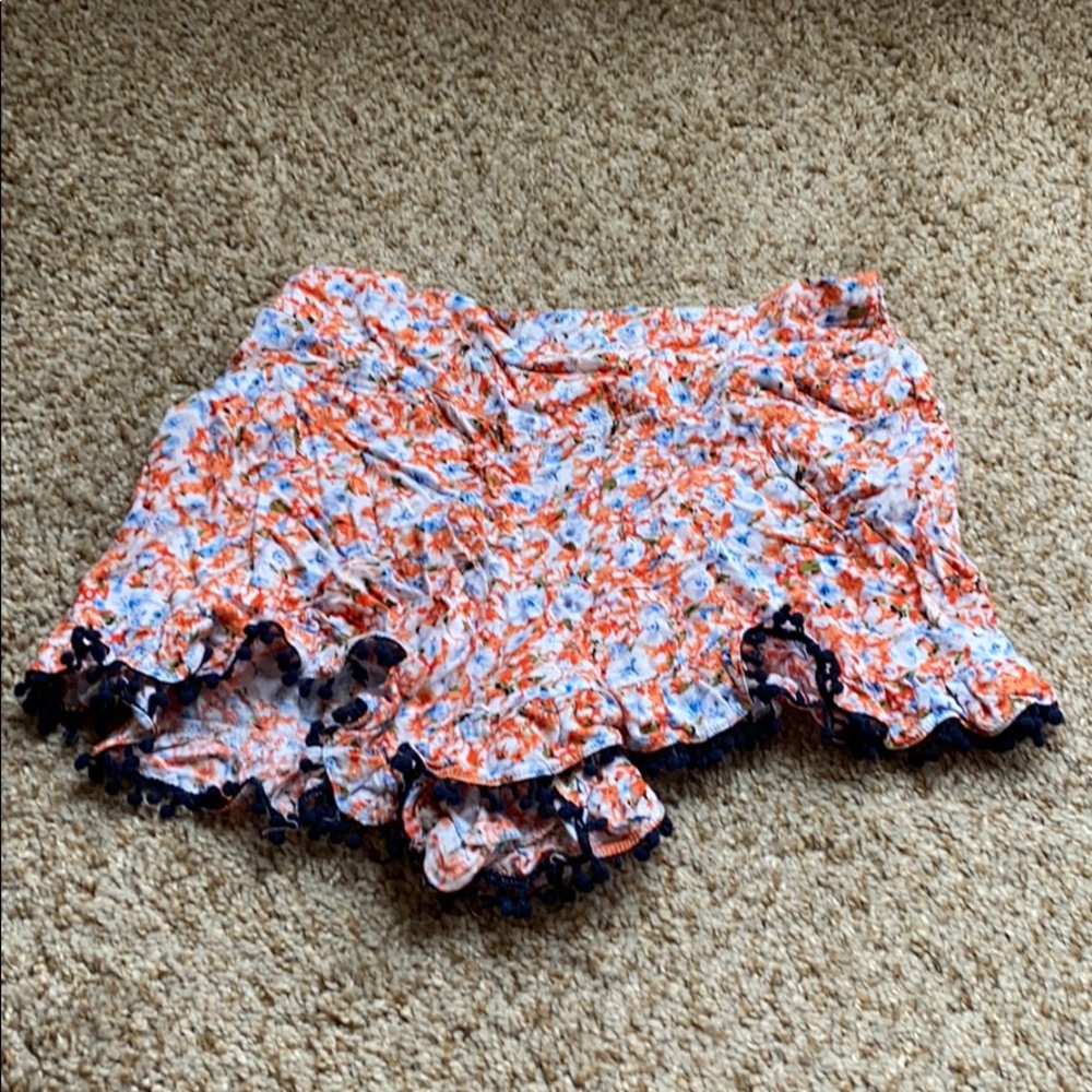 Floral boutique shorts